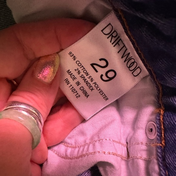 Driftwood Kelly Jeans with Cherry Blossoms size 29 - Picture 7 of 7